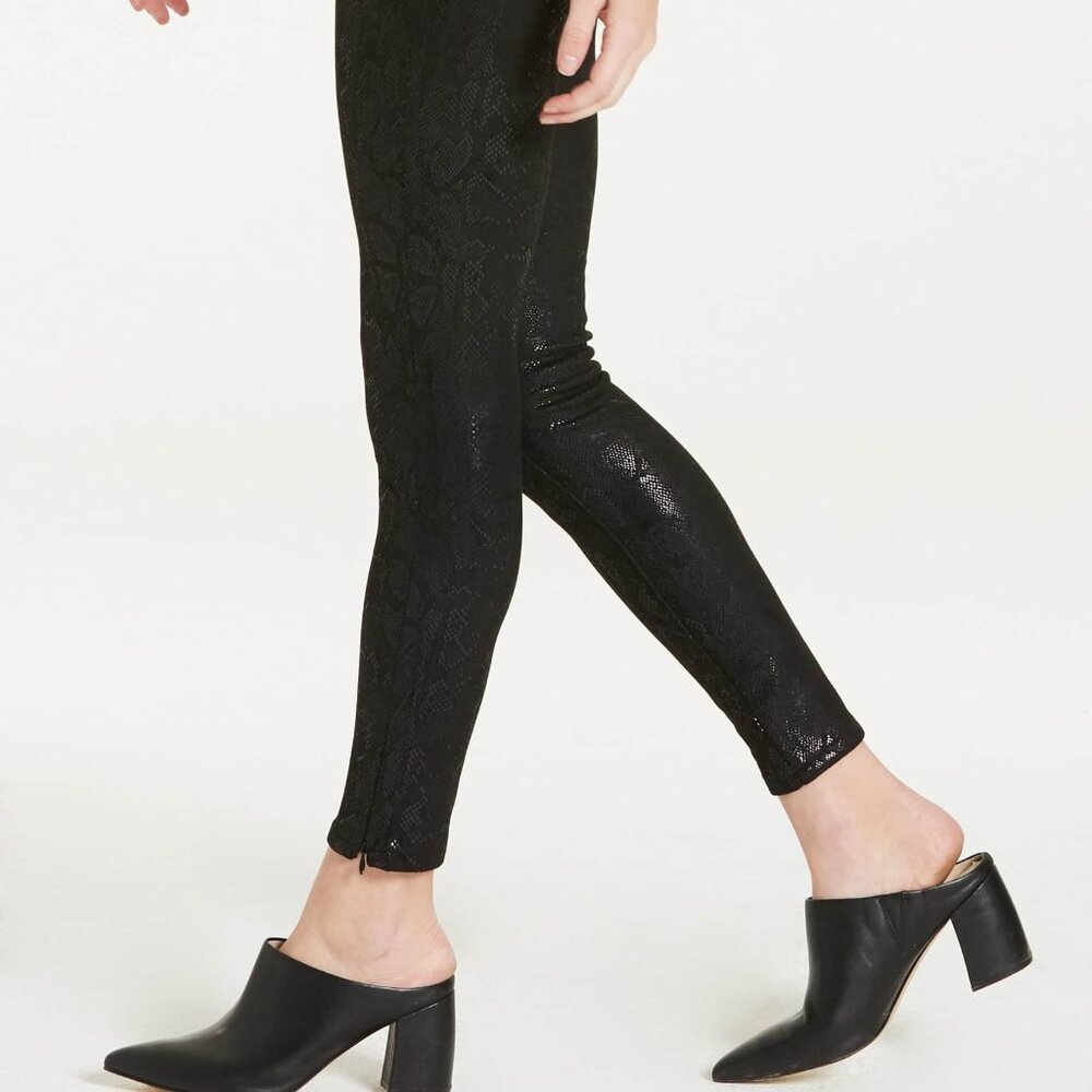 NWT - Dear John Nina Super High Rise Legging Pants in Black Snakeskin - Picture 6 of 6